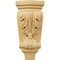 Ekena Millwork 4 3/4"W x 1 3/4"D x 10"H Small Acanthus Pilaster Wood Corbel, Alder CORW05X02X10PAAL - alternate 4